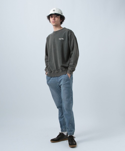 BAYFLOW（ベイフロー）の「フラワーバックプリント長袖Ｔシャツ（スウェット・メンズ・ライトパープル/カーキ/オフホワイト/チャコールグレー・MEDIUM/LARGE）」の14枚目の写真