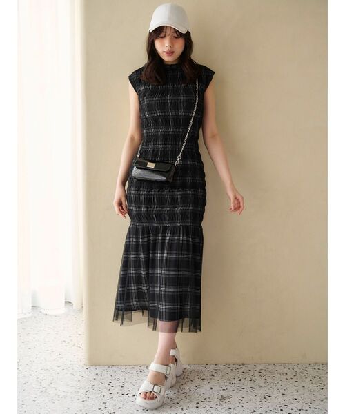 MERCURYDUO（マーキュリーデュオ）の「デニム配色パイピングキャップ（キャップ・レディース・インディゴブルー/オフホワイト/ブラック・FREE）」の11枚目の写真