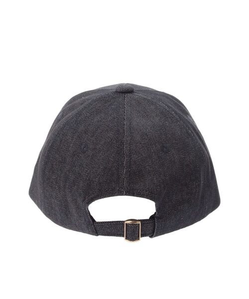 MERCURYDUO（マーキュリーデュオ）の「デニム配色パイピングキャップ（キャップ・レディース・インディゴブルー/オフホワイト/ブラック・FREE）」の8枚目の写真