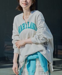 Penneys(ぺニーズ)別注 リメイク風裏毛スウェットプルオーバー