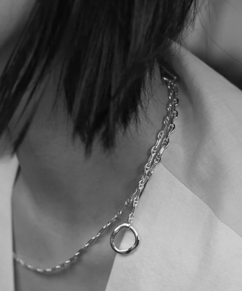 Nothing And Others(ナッシングアンドアザーズ)の「Nothing and Others/ナッシングアンドアザーズ/Design Chain Necklace(ネックレス・レディース・シルバー・F)」の7枚目の写真