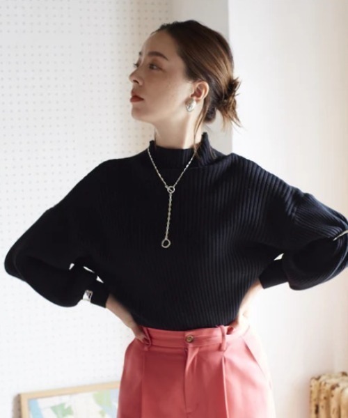 Nothing And Others(ナッシングアンドアザーズ)の「Nothing and Others/ナッシングアンドアザーズ/Design Chain Necklace(ネックレス・レディース・シルバー・F)」の2枚目の写真