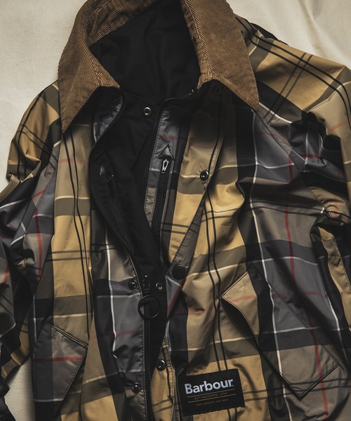 別注》【Barbour/バブアー】TRANSPORT リバーシブルブルゾン