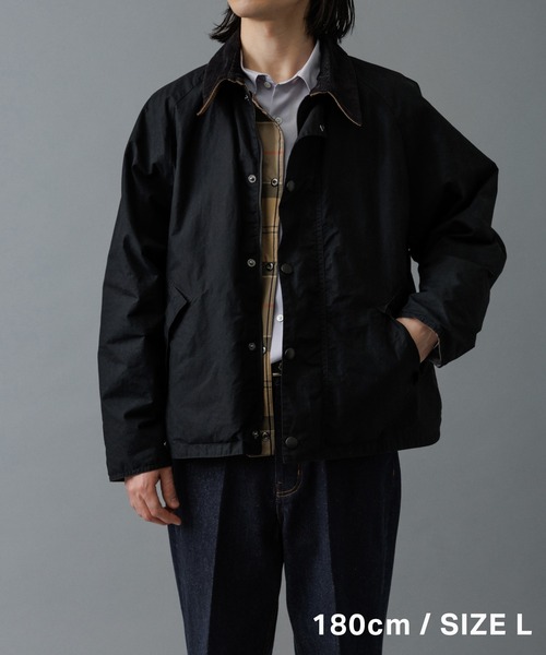【36】別注 BARBOUR バブアー TRANSPORT リバーシブルブルゾン 別注》【Barbour/バブアー】TRANSPORT リバーシブルブルゾン