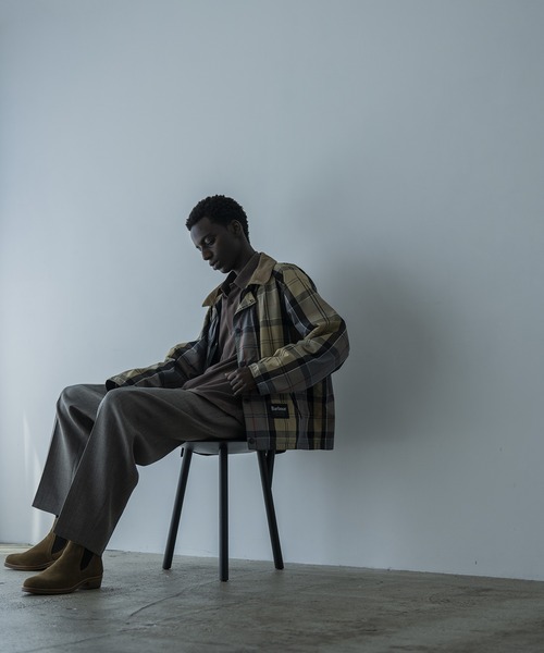 Barbour（バブアー）の「《別注》【Barbour/バブアー】TRANSPORT リバーシブルブルゾン / ブルガリア製（ブルゾン・メンズ・ブラック・L/M/S/XL）」の21枚目の写真