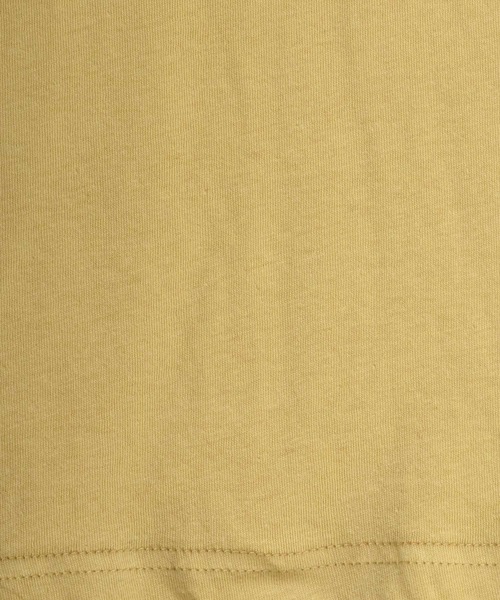 CONVERSE(コンバース)の「CONVERSE White(コンバース ホワイト)スターブランドロゴプリント 綿麻リンガーTシャツ レディース(Tシャツ/カットソー・レディース・オフホワイト/イエロー・M)」の15枚目の写真