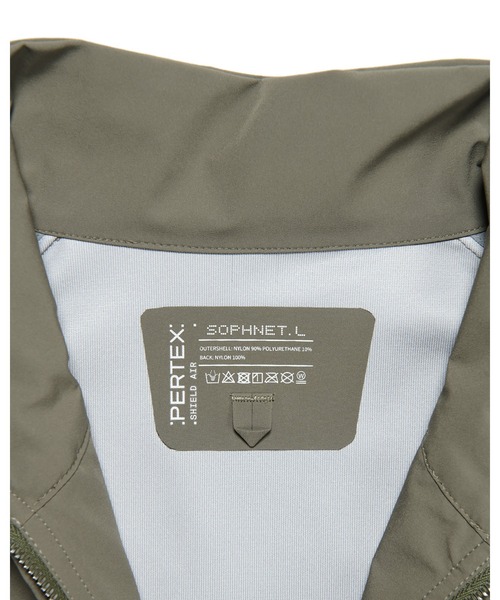 SOPHNET.（ソフネット）の「PERTEX 3LAYER TECHNICAL JACKET（ブルゾン・メンズ・ブラック/カーキ・MEDIUM/LARGE/X-LARGE/SMALL）」の12枚目の写真