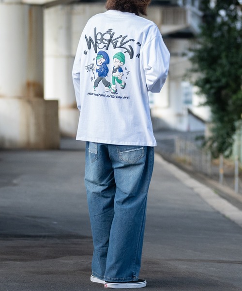 JOHN'S CLOSET(ジョンズクローゼット)の「【13】ダブルウエスト ランダムループ バギーデニム(デニムパンツ・メンズ・ブラック/ブルー・MEDIUM/LARGE)」の12枚目の写真