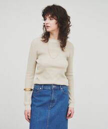 【手洗い可】サーマルニットプルオーバー