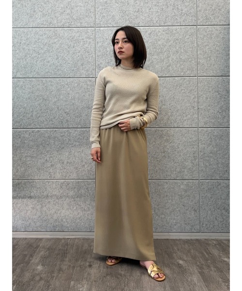 cloenc（クロエンス）の「【手洗い可】サーマルニットプルオーバー（Tシャツ/カットソー・レディース・ブラック/ホワイト/ライトグレー・02）」の21枚目の写真