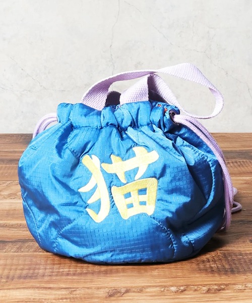 HOUSTON(ヒューストン)の「HOUSTON woman ヒューストン ウーマン CAT BIRD EMB QUILTING EFECT BAG 猫 ネコ 小鳥 刺繍 キルティング エフェクトバッグ 巾着バッグ(ショルダーバッグ・レディース・グリーン/ミント/イエロー/ブルー/オリーブ/ピンク/ネイビー/ブルー系その他/ピンク系その他・FREE)」の21枚目の写真