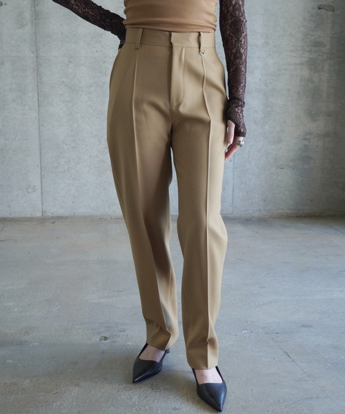 G.V.G.V.（ジーヴィージーヴィー）の「D-RING TAILORED PANTS（その他パンツ・レディース・カーキ/キャメル・38）」の2枚目の写真