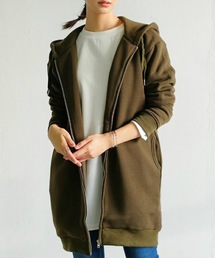 ジップ パーカー パーカー ノーカラージャケット」に該当する
