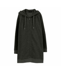 裏起毛ロング丈パーカー