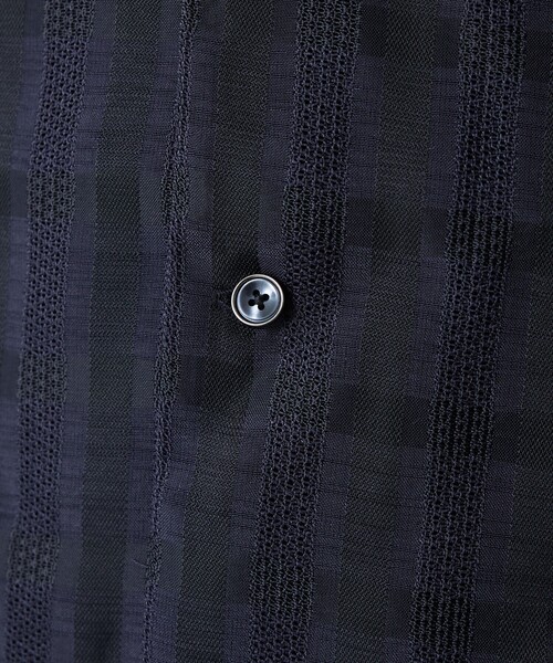 5351 POUR LES HOMMES（ゴーサンゴーイチプールオム）の「【25S/S】コンビネーション チェック シャツ（シャツ/ブラウス・メンズ・ホワイト/ブラック・50/48/46/44）」の13枚目の写真