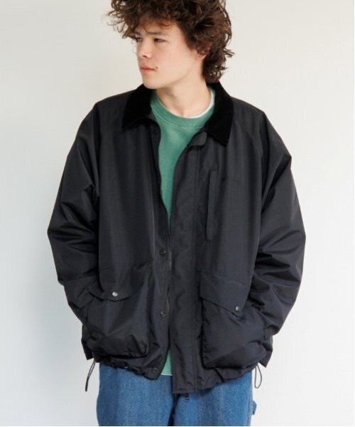 GLAZOS（グラソス）の「【大人向けサイズあり】【撥水・透湿】ナイロン・ジャケット（ブルゾン・キッズ・ブラック/カーキ・L/M/S/LL）」の2枚目の写真