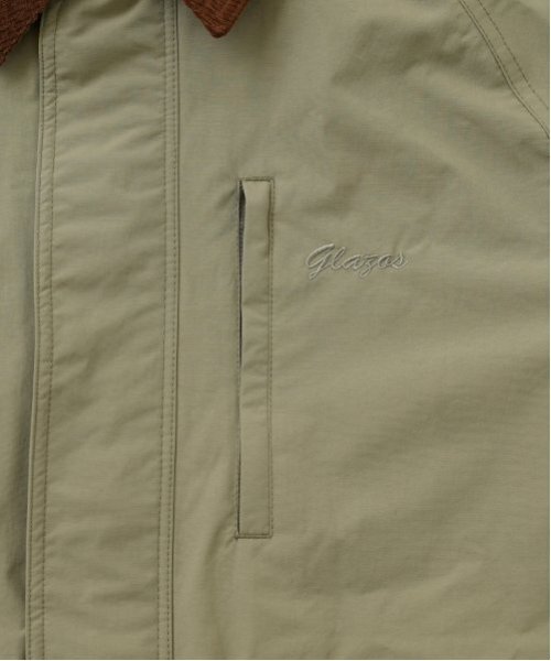 GLAZOS（グラソス）の「【大人向けサイズあり】【撥水・透湿】ナイロン・ジャケット（ブルゾン・キッズ・ブラック/カーキ・L/M/S/LL）」の5枚目の写真