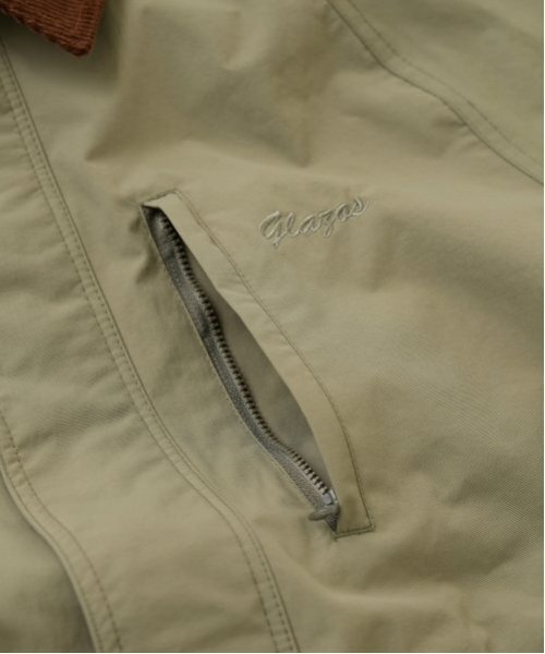GLAZOS（グラソス）の「【大人向けサイズあり】【撥水・透湿】ナイロン・ジャケット（ブルゾン・キッズ・ブラック/カーキ・L/M/S/LL）」の6枚目の写真