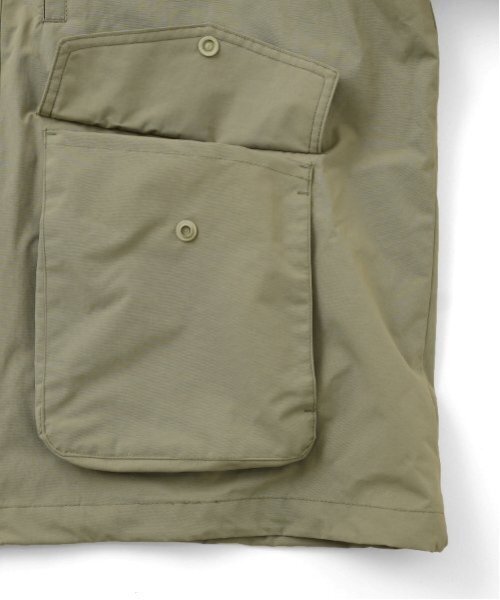 GLAZOS（グラソス）の「【大人向けサイズあり】【撥水・透湿】ナイロン・ジャケット（ブルゾン・キッズ・ブラック/カーキ・L/M/S/LL）」の8枚目の写真