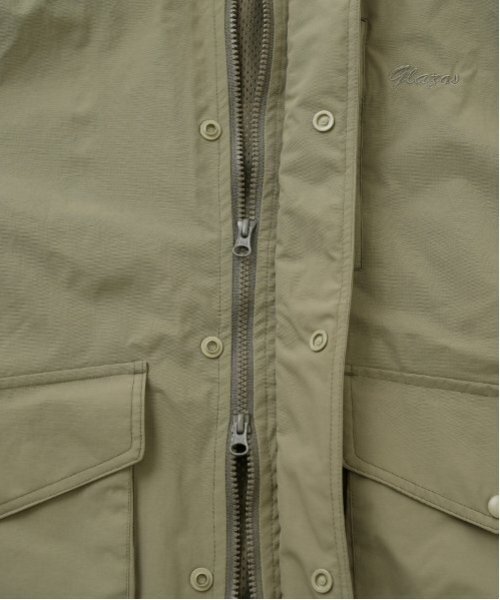 GLAZOS（グラソス）の「【大人向けサイズあり】【撥水・透湿】ナイロン・ジャケット（ブルゾン・キッズ・ブラック/カーキ・L/M/S/LL）」の18枚目の写真