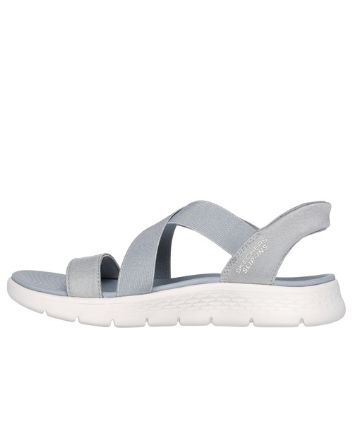 SKECHERS（スケッチャーズ）の「スケッチャーズ ハンズフリー スリップインズ ゴー ウォーク フレックス サンダル グリマーアップ（サンダル・レディース・ナチュラル/グレー/ブラック×ブラック・25cm/24cm/23cm/22cm/26cm）」の10枚目の写真