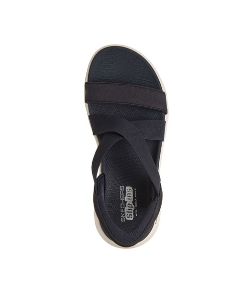 SKECHERS（スケッチャーズ）の「スケッチャーズ ハンズフリー スリップインズ ゴー ウォーク フレックス サンダル グリマーアップ（サンダル・レディース・ナチュラル/グレー/ブラック×ブラック・25cm/24cm/23cm/22cm/26cm）」の17枚目の写真