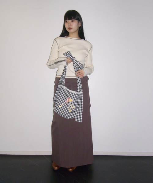 Oriens JOURNAL STANDARD（オリエンス ジャーナルスタンダード）の「【Ema gaspar×Oriens】COLLAB バッグ（ハンドバッグ・レディース・レッド/ブラック・FREE）」の7枚目の写真