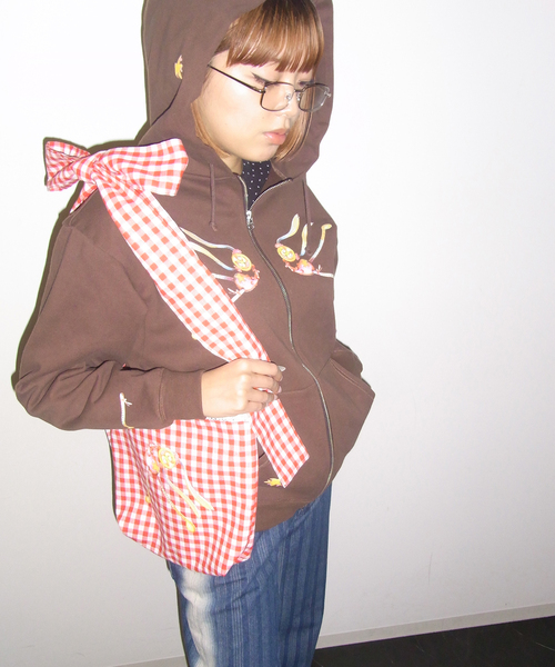 Oriens JOURNAL STANDARD（オリエンス ジャーナルスタンダード）の「【Ema gaspar×Oriens】COLLAB バッグ（ハンドバッグ・レディース・レッド/ブラック・FREE）」の13枚目の写真