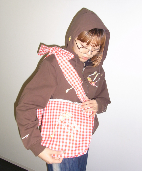 Oriens JOURNAL STANDARD（オリエンス ジャーナルスタンダード）の「【Ema gaspar×Oriens】COLLAB バッグ（ハンドバッグ・レディース・レッド/ブラック・FREE）」の15枚目の写真