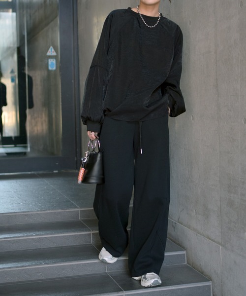 Marient(マリエント)の「シアーレイヤードポンチPO(Tシャツ/カットソー・レディース・アイボリー/ブラック・FREE)」の3枚目の写真