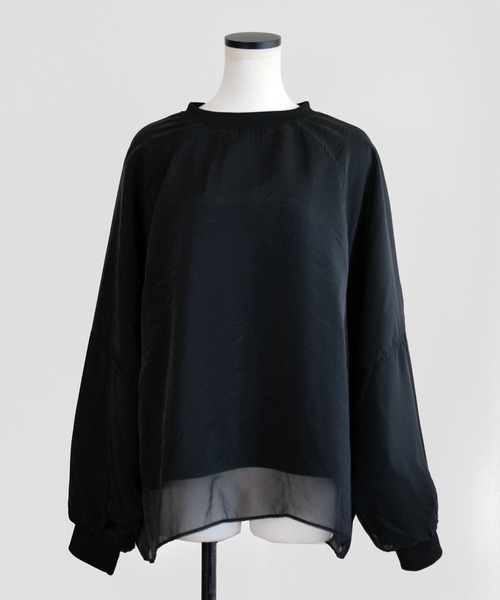 Marient(マリエント)の「シアーレイヤードポンチPO(Tシャツ/カットソー・レディース・アイボリー/ブラック・FREE)」の11枚目の写真