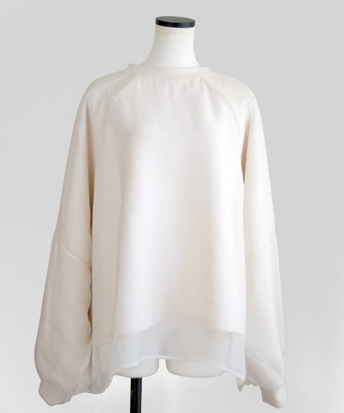 Marient(マリエント)の「シアーレイヤードポンチPO(Tシャツ/カットソー・レディース・アイボリー/ブラック・FREE)」の22枚目の写真