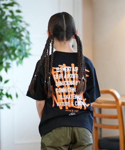 ELEMENT（エレメント）の「ELEMENT/エレメント LAYER TAGGING SS YOUTH キッズ Tシャツ BF025-232（Tシャツ/カットソー・キッズ・ホワイト×ブルー/ブラック×イエロー/ブルー系その他・160cm/130cm/140cm/150cm）」の10枚目の写真