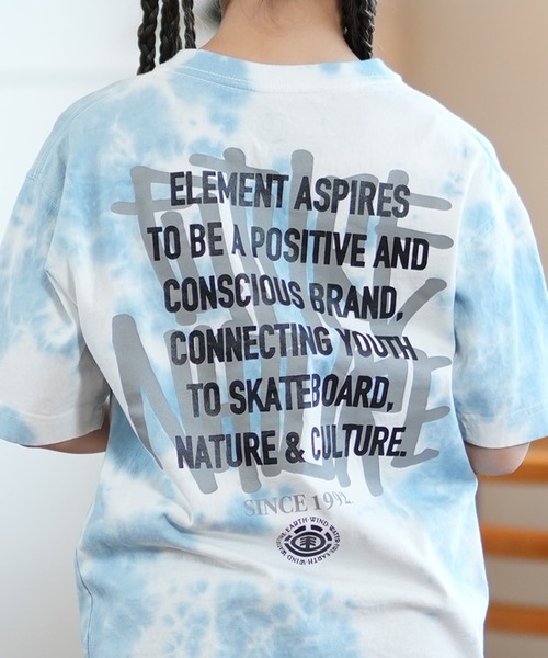 ELEMENT（エレメント）の「ELEMENT/エレメント LAYER TAGGING SS YOUTH キッズ Tシャツ BF025-232（Tシャツ/カットソー・キッズ・ホワイト×ブルー/ブラック×イエロー/ブルー系その他・160cm/130cm/140cm/150cm）」の20枚目の写真