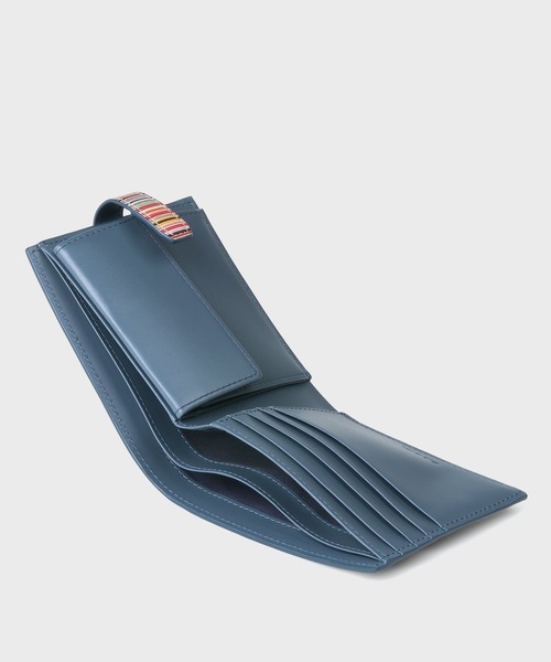 シグネチャーストライプタブ SS25 2つ折り財布【553409 P060】（財布