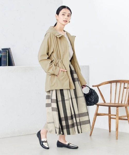 a.v.v（アーヴェヴェ）の「ビックチェックタフタスカート（スカート・レディース・ブラック/ブルー・40/38/36/34/42）」の15枚目の写真