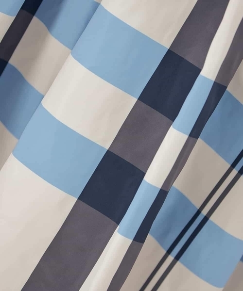 a.v.v（アーヴェヴェ）の「ビックチェックタフタスカート（スカート・レディース・ブラック/ブルー・40/38/36/34/42）」の21枚目の写真