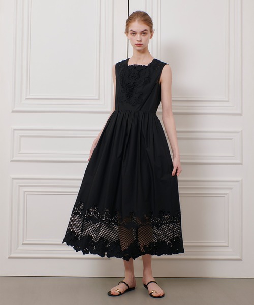 LOULOU WILLOUGHBY ルルウィルビー　ワンピース LOULOU WILLOUGHBY】エンブロイダリーワンピース|allureville