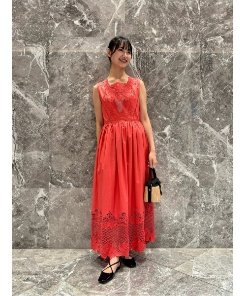 新品未使用　LOULOU WILLOUGHBYエンブロイダリーワンピース セール】 【LOULOU WILLOUGHBY】エンブロイダリーワンピース