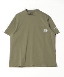 モックネック」に該当するメンズのトップス（グリーン・カーキ
