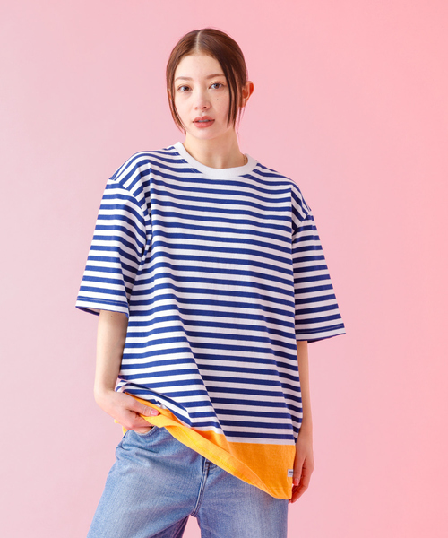 Barbarian(バーバリアン)の「【BARBARIAN / バーバリアン】XSE-14 15 Light Weight Crew Collar/半袖/ボーダー/ユニセックス【WEB限定】(Tシャツ/カットソー・メンズ・その他2/その他1・S/M/XL/L)」の6枚目の写真