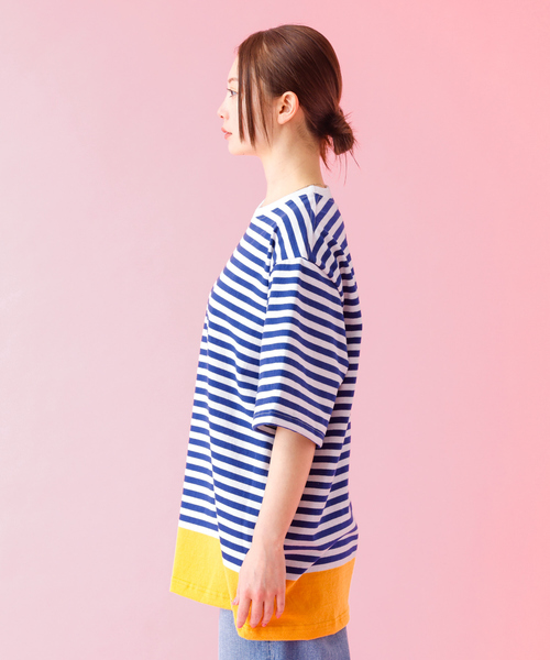 Barbarian(バーバリアン)の「【BARBARIAN / バーバリアン】XSE-14 15 Light Weight Crew Collar/半袖/ボーダー/ユニセックス【WEB限定】(Tシャツ/カットソー・メンズ・その他2/その他1・S/M/XL/L)」の4枚目の写真
