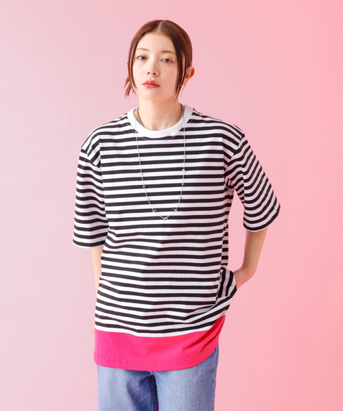 Barbarian(バーバリアン)の「【BARBARIAN / バーバリアン】XSE-14 15 Light Weight Crew Collar/半袖/ボーダー/ユニセックス【WEB限定】(Tシャツ/カットソー・メンズ・その他2/その他1・S/M/XL/L)」の10枚目の写真
