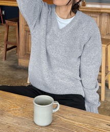 LE MORE（リモア）の「デイリーVネックニット（ニット/セーター）」