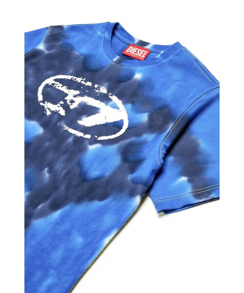 DIESEL(ディーゼル)の「キッズ Tシャツ TBOXTN15 OVER(Tシャツ/カットソー・キッズ・ブルー系その他/ブラック×グレー・14Y/4Y/12Y/16Y/8Y/6Y/10Y)」の4枚目の写真