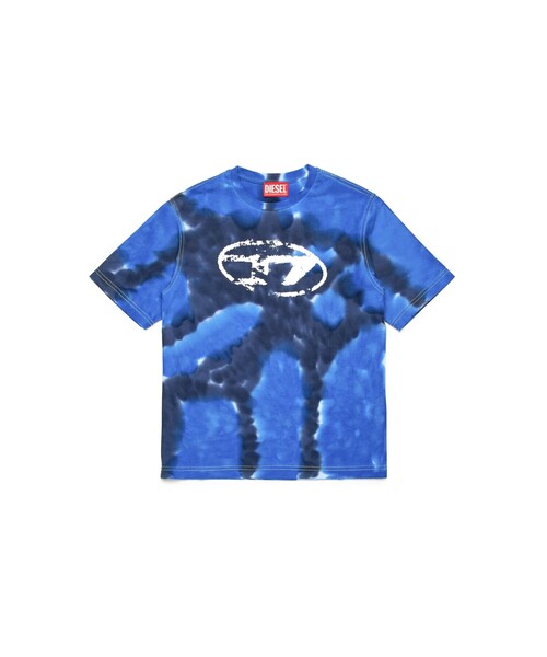 DIESEL(ディーゼル)の「キッズ Tシャツ TBOXTN15 OVER(Tシャツ/カットソー・キッズ・ブルー系その他/ブラック×グレー・14Y/4Y/12Y/16Y/8Y/6Y/10Y)」の5枚目の写真