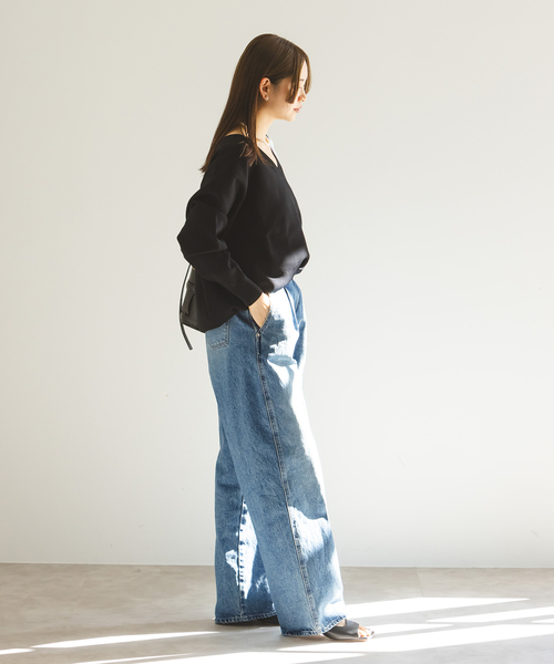 セール】SERGE/サージ SIDE ZIP(ブルー)（デニムパンツ）｜SERGE