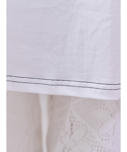 DOLLUPOOPS(ドールアップウップス)の「フロントリボン配色ステッチワンピース(ワンピース・レディース・ブルー/ブラック/カーキ/オフホワイト・38)」の20枚目の写真