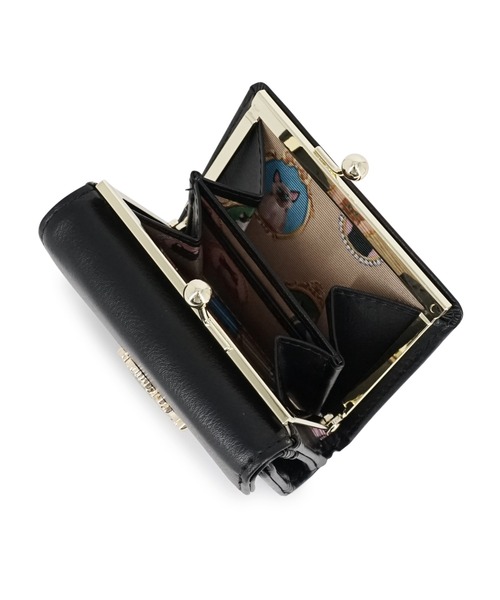 新品 ポール&ジョー 口金ミニ財布 小銭入れ付き キャットブローチ 高級財布 黒 ポール ＆ ジョー ｜ポール ＆ ジョー公式オンラインストア