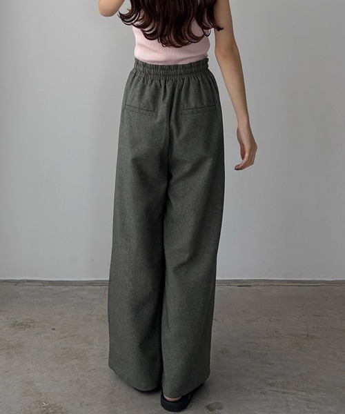 セール】リネンライクワイドパンツ（その他パンツ）｜callautia